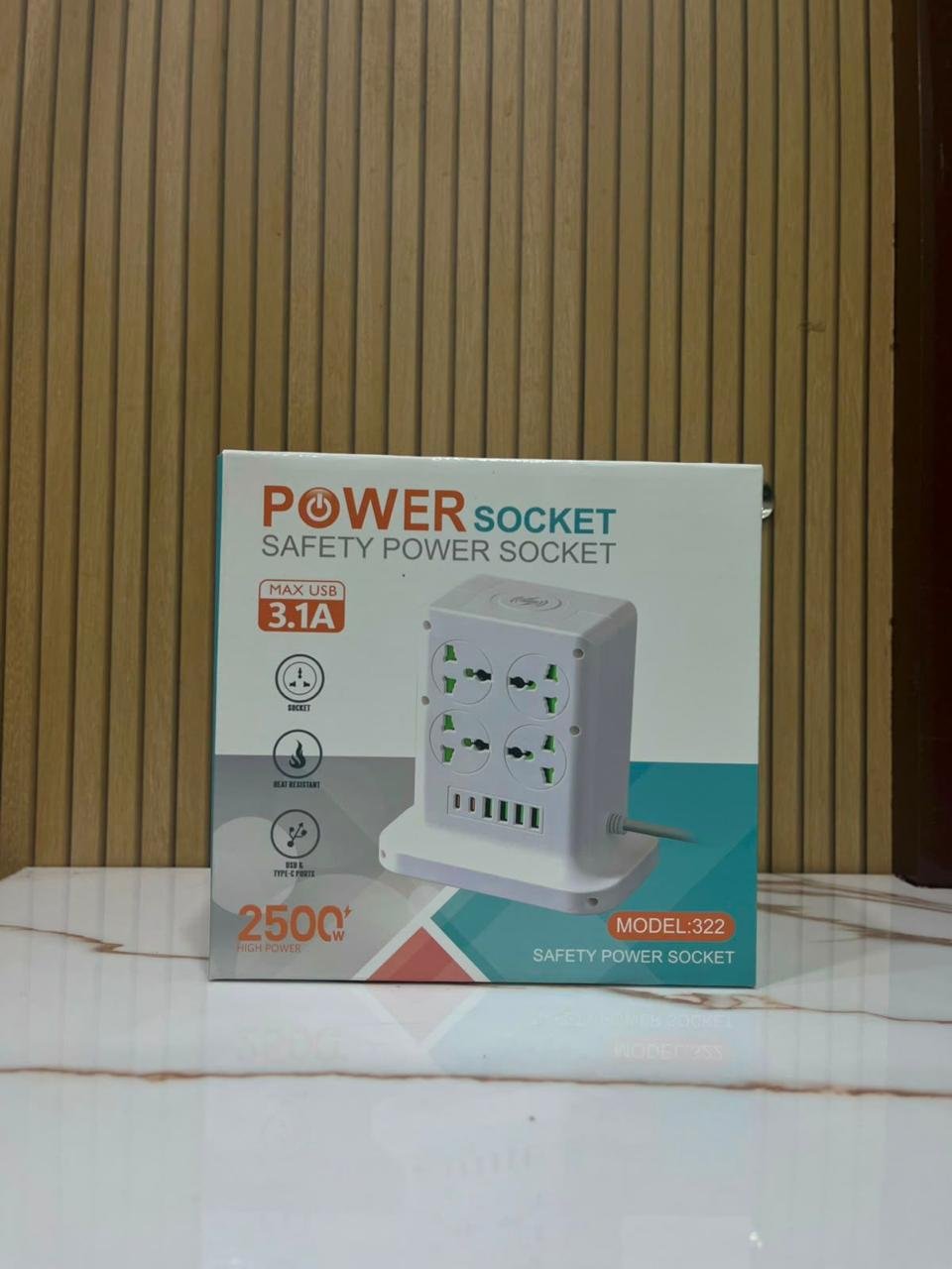 Safety Power Socket Extension